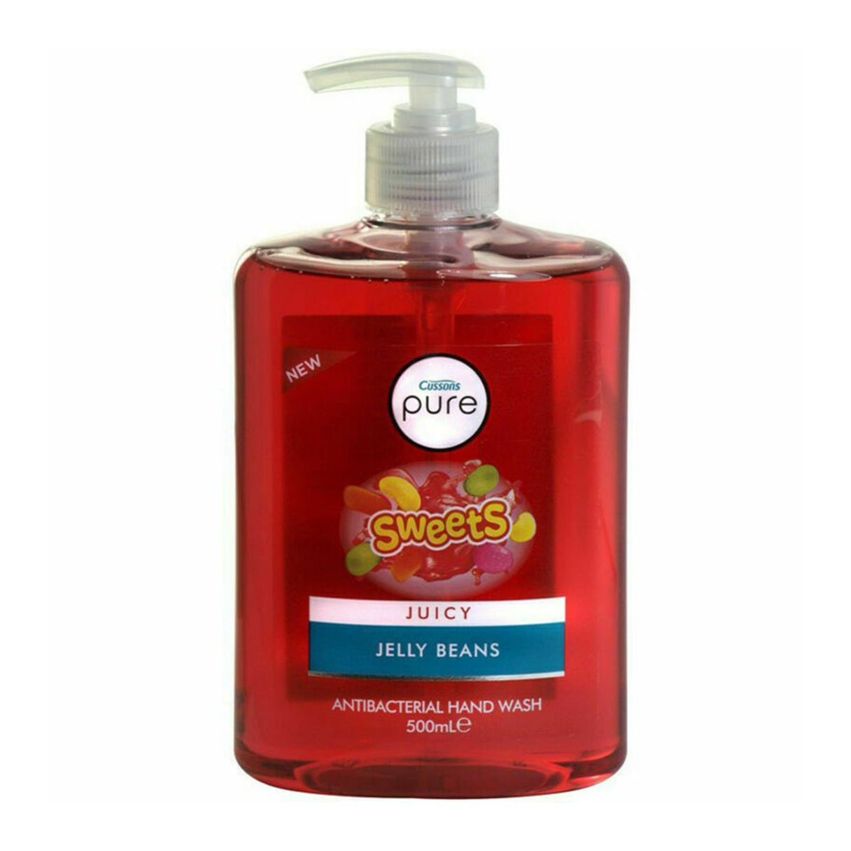 Image - Cussons Pure Hand Wash Sweets Jelly Beans, 500ml, Red