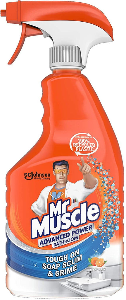 Image - Mr Muscle Advance Power Bathroom Cleaner, 750ml, Orange Scent