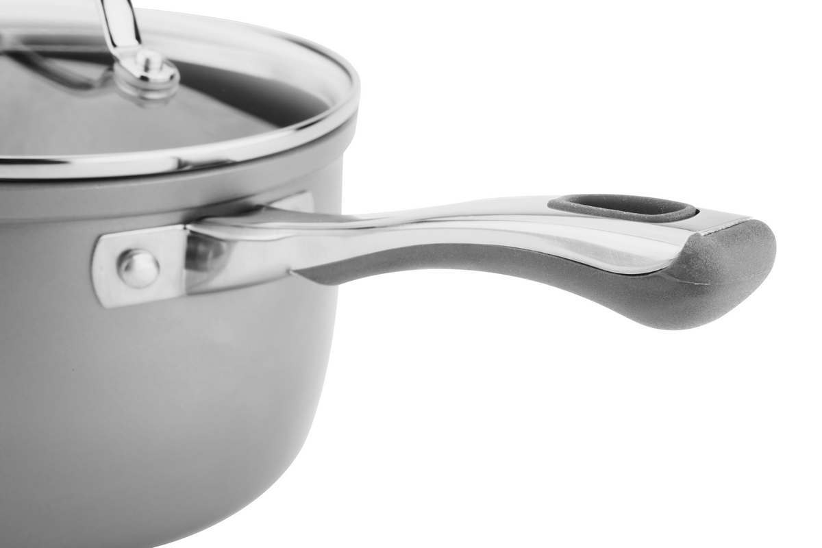 Image - Prestige Prism Non Stick 3 Piece Cookware Set, Silver
