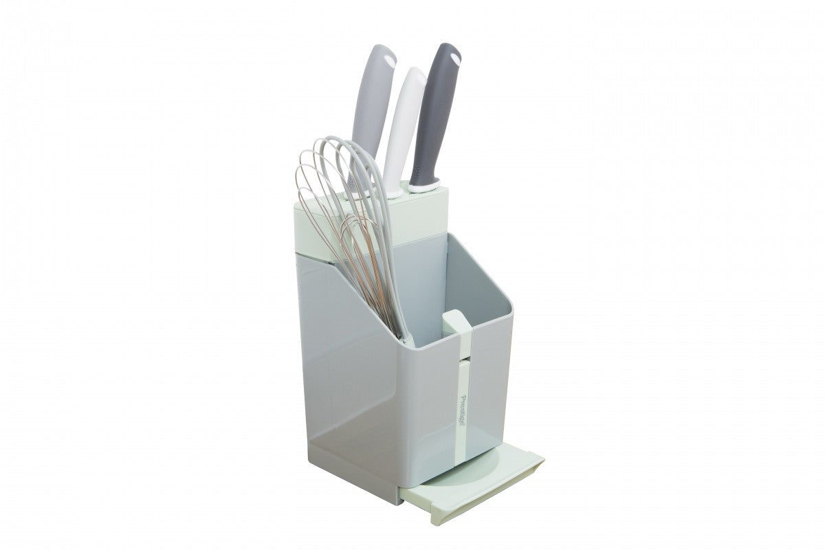 Image - Prestige Kitchen Hacks Knife and Utensil Station, Grey