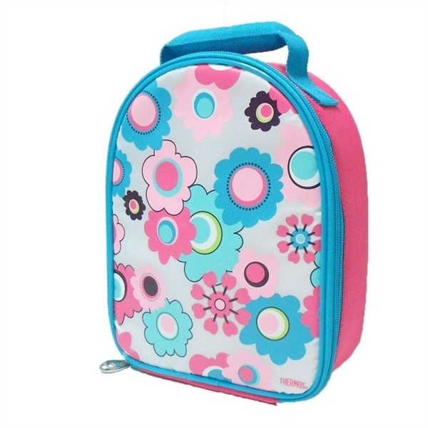Image - Thermos Kids Floral Upright Lunch Kit, Pink