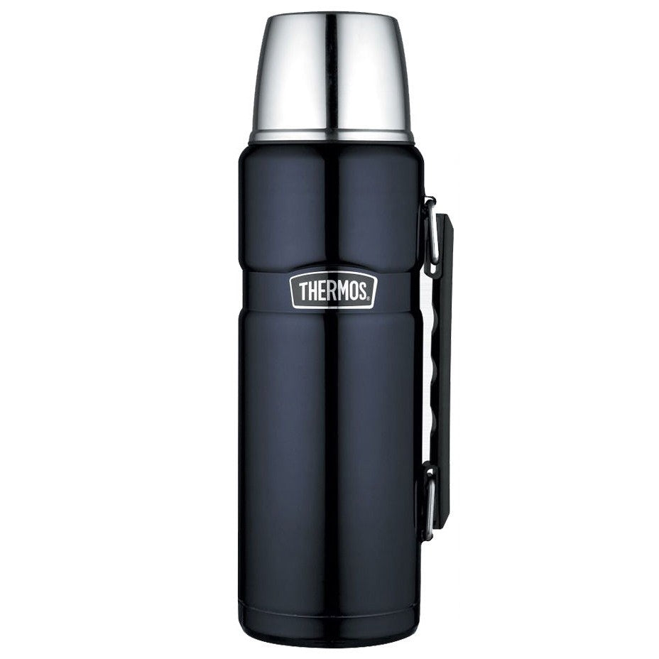 Image - Thermos Stainless Steel King Flask with Handle, 1.2L, Mid-Night Blue