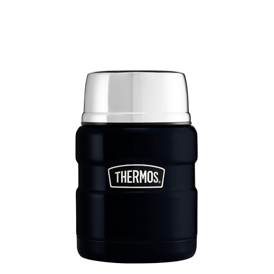 Image - Thermos Stainless Steel King Food Flask, 470ml, Mid-Night Blue