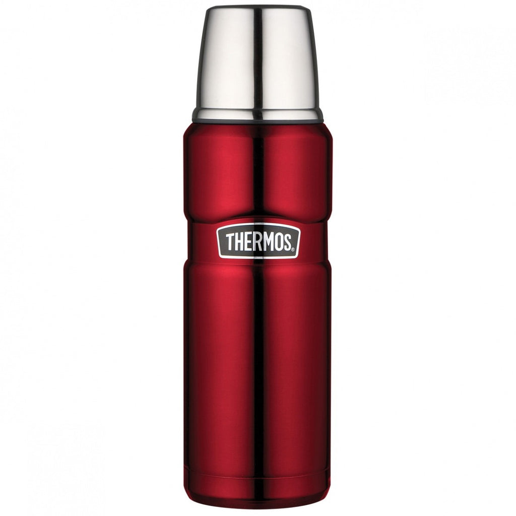 Image - Thermos Stainless Steel King Flask, 470ml, Red