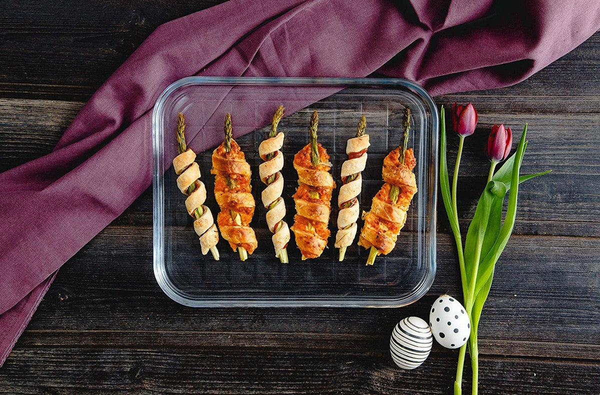 Image - Pyrex Classic Bake & Enjoy Tray + Pyrex Classic Glass Quiche Flan Dish Bundle