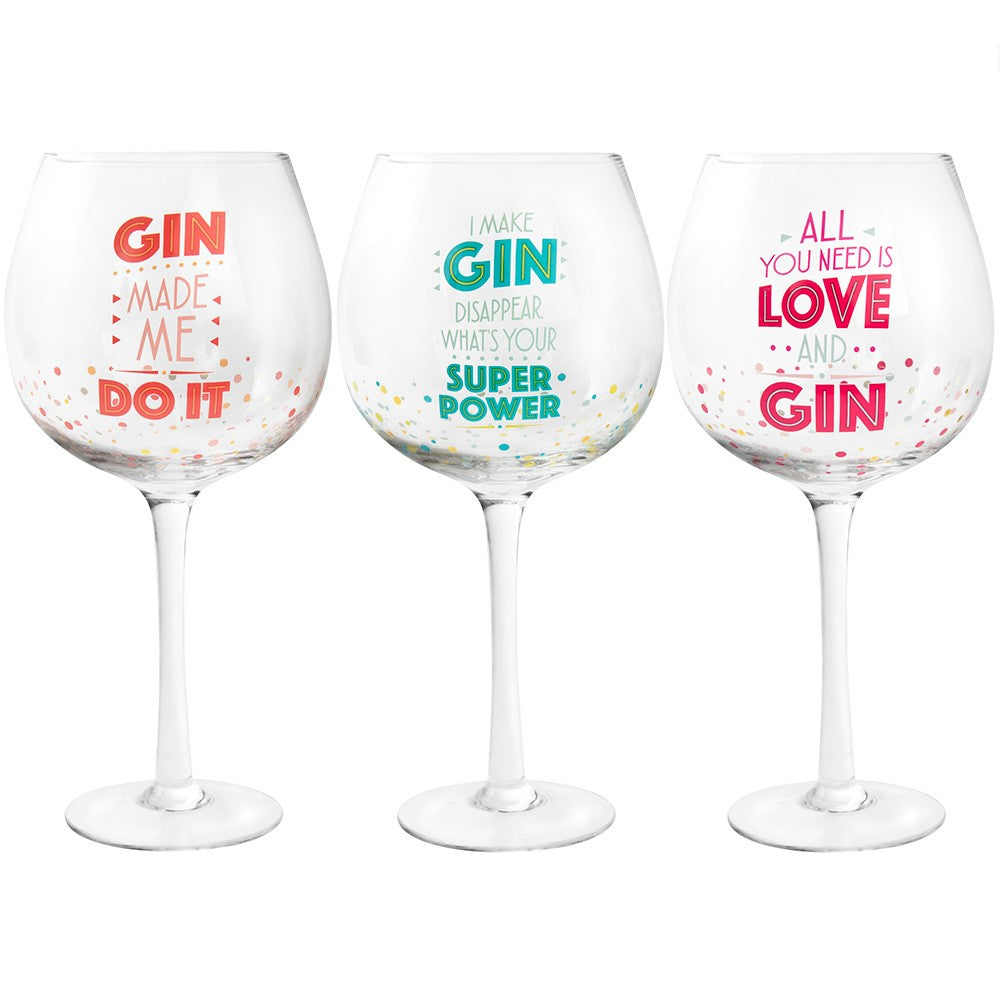 Image - Lesser & Pavey Gin Glass, Assorted