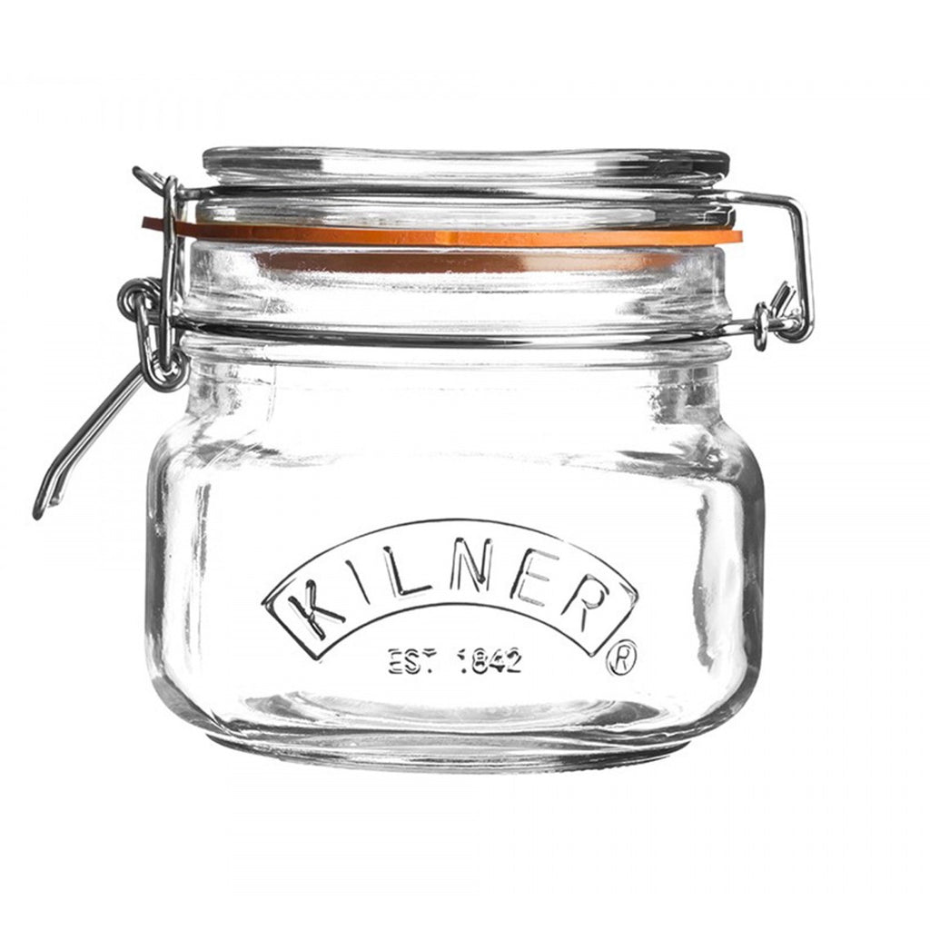 Image - Kilner Clip Top Square Jar 0.5 Litre