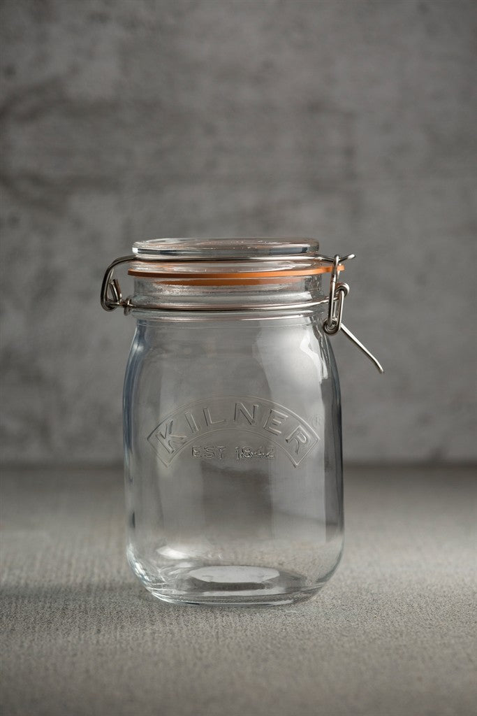 Image - Kilner Clip Top Round Jar 1 Litre