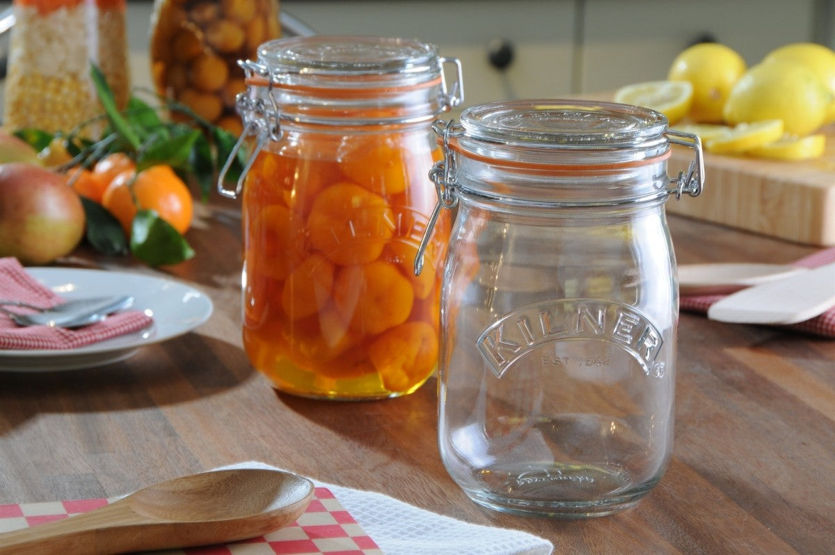 Image - Kilner Clip Top Round Jar 1 Litre