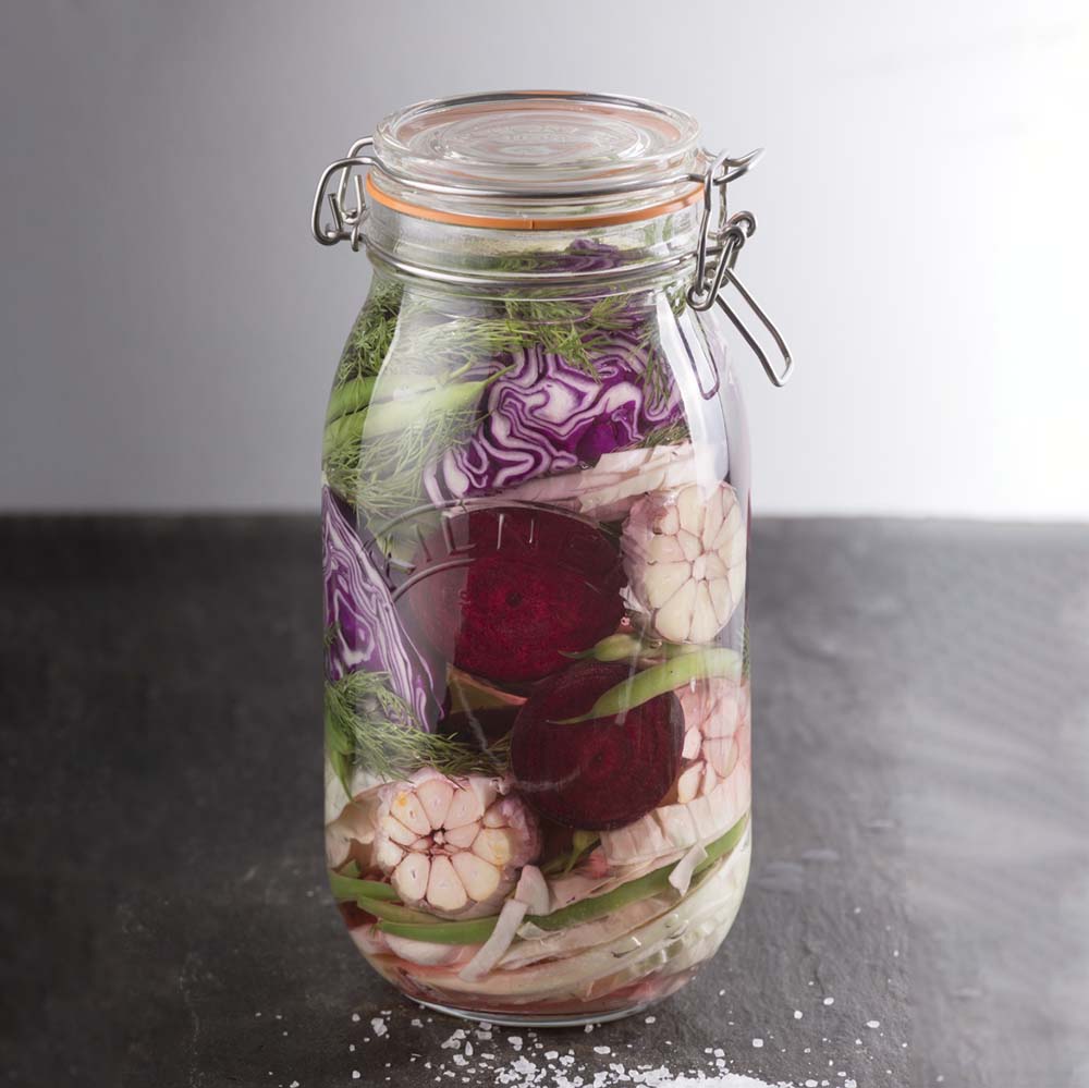 Image - Kilner Clip Top Round Jar 1.5 Litre