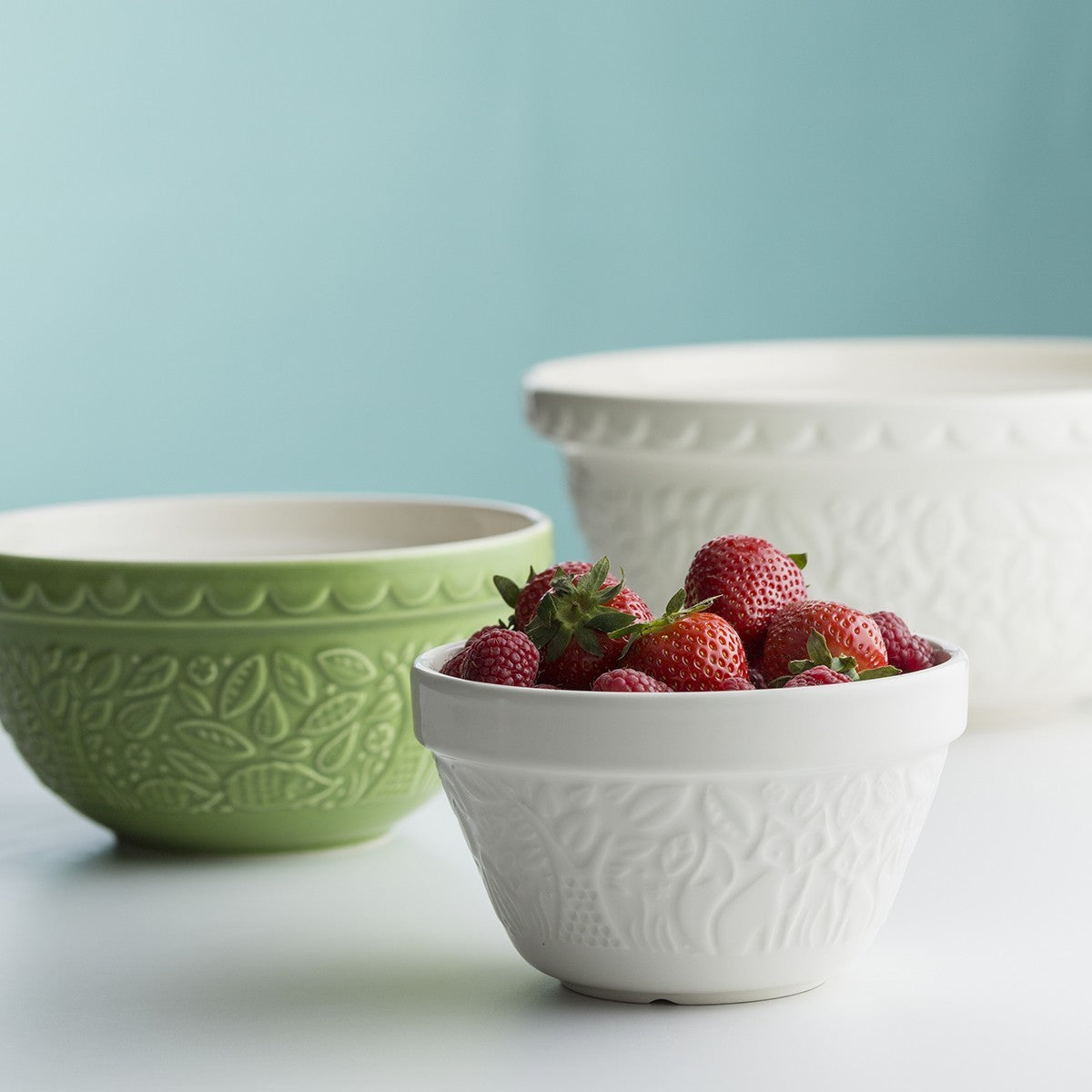 Mason Cash In The Forest S36 Pudding Basin, 16cm, Cream