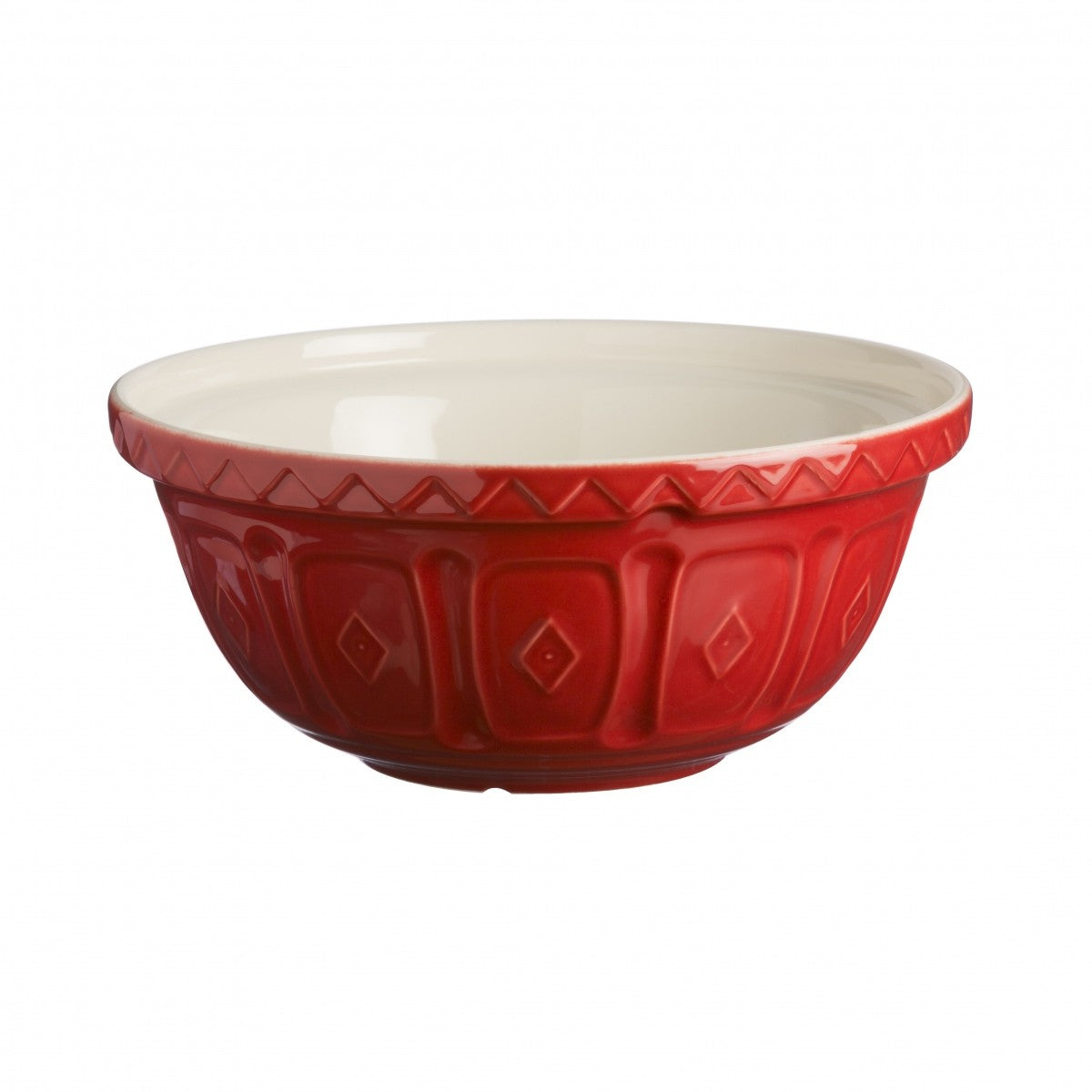Mason Cash Colour Mix S12 Mixing Bowl, 29cm, Red
