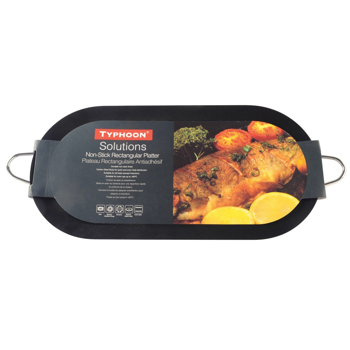Image - Typhoon Solutions Non-Stick Rectangular Fish Platter, 44cm