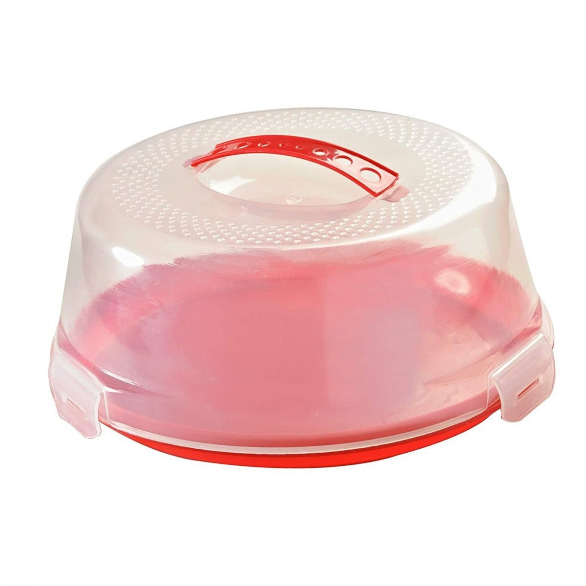 Mason Cash Cake Caddy, White & Red, 24cm