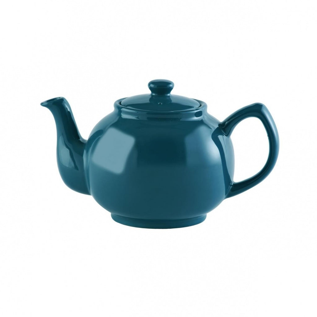 Price & Kensington Stoneware 6 Cup Teapot, 1100ml, Teal 