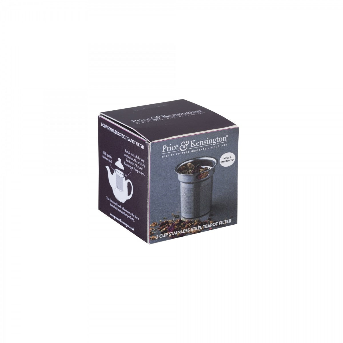 Image - Price & Kensington 2 Cup Teapot Filter, Stainless Steel