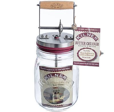 Image - Kilner Essential Home Butter Churner / Maker, 500ml, Clear