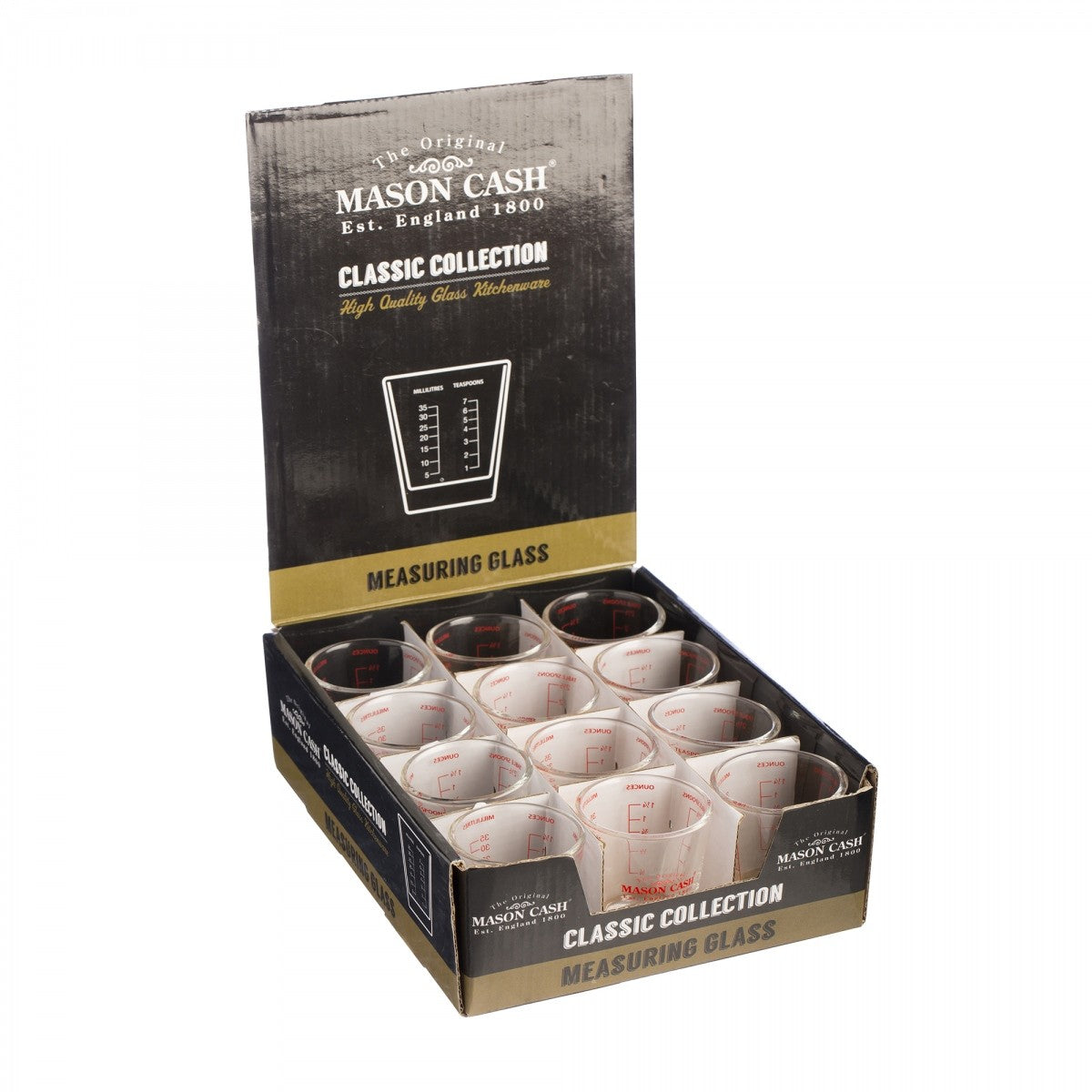 Mason Cash Mini Measuring Glass, CDU of 12