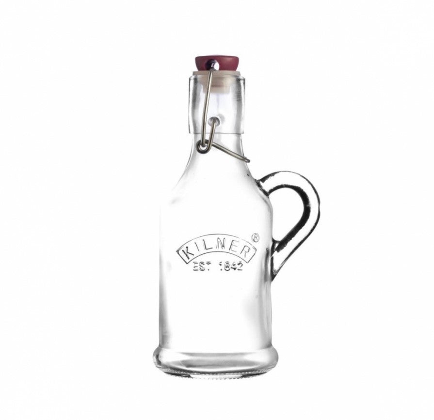 Kilner Clip Top Handled Bottle, 0.2 Litre