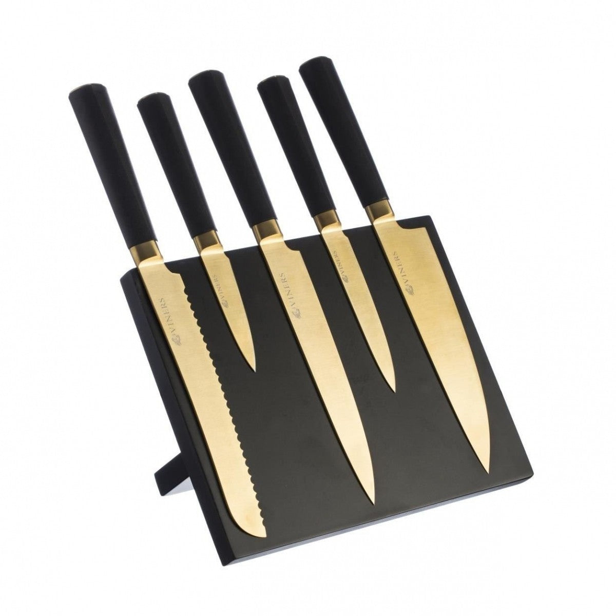 Image - Viners Titan Gold Knife Block, 6 Piece