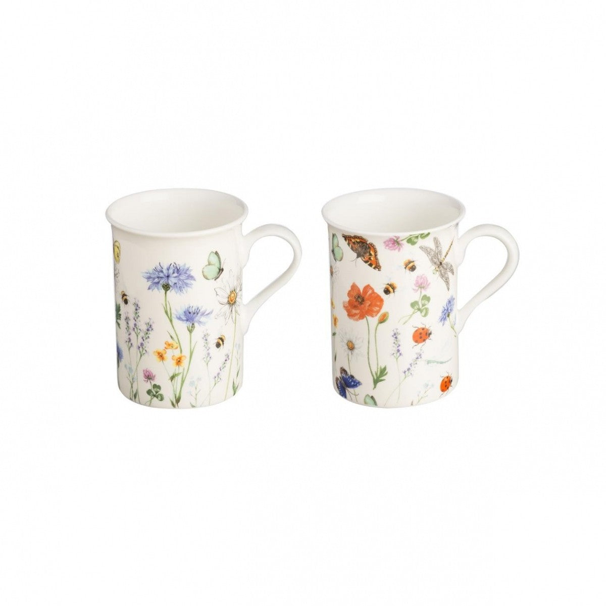 Price & Kensington Hedgerow Fine China Mugs Assorted, 300ml
