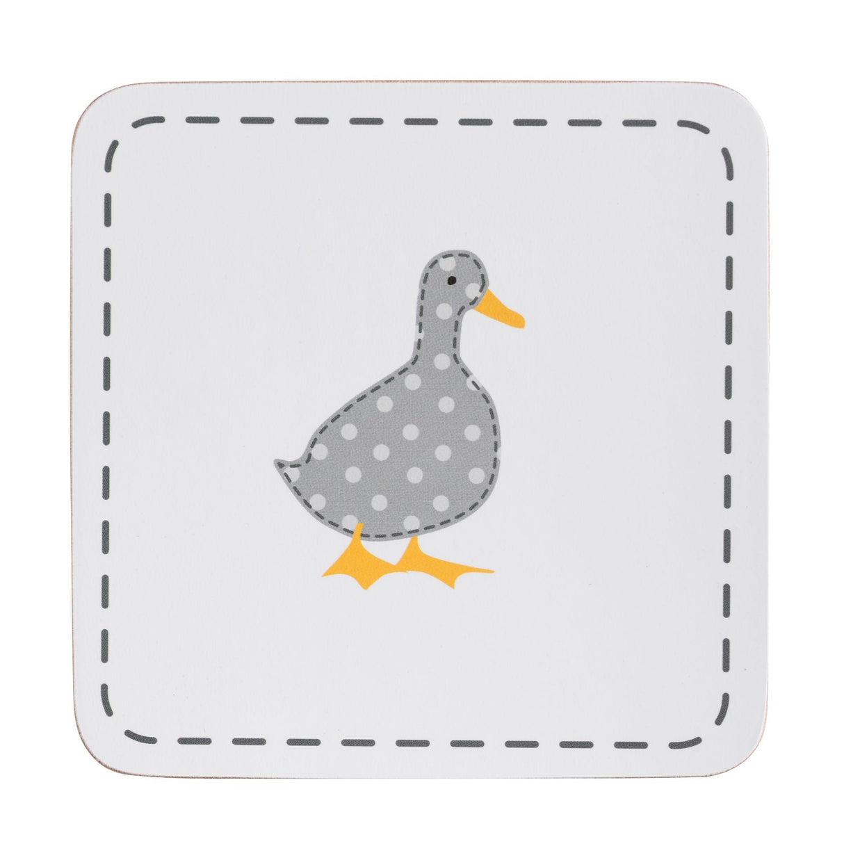 Image - Price & Kensington Madison Set 4 Coasters, White