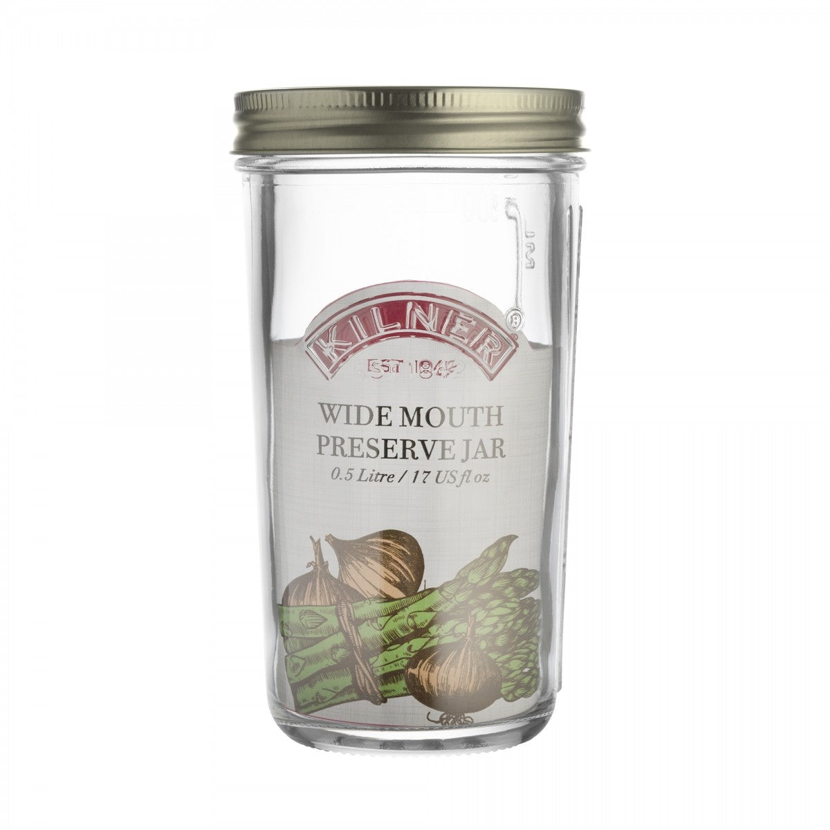 Image - Kilner Wide Mouth Preserve Jar, 500ml, Clear