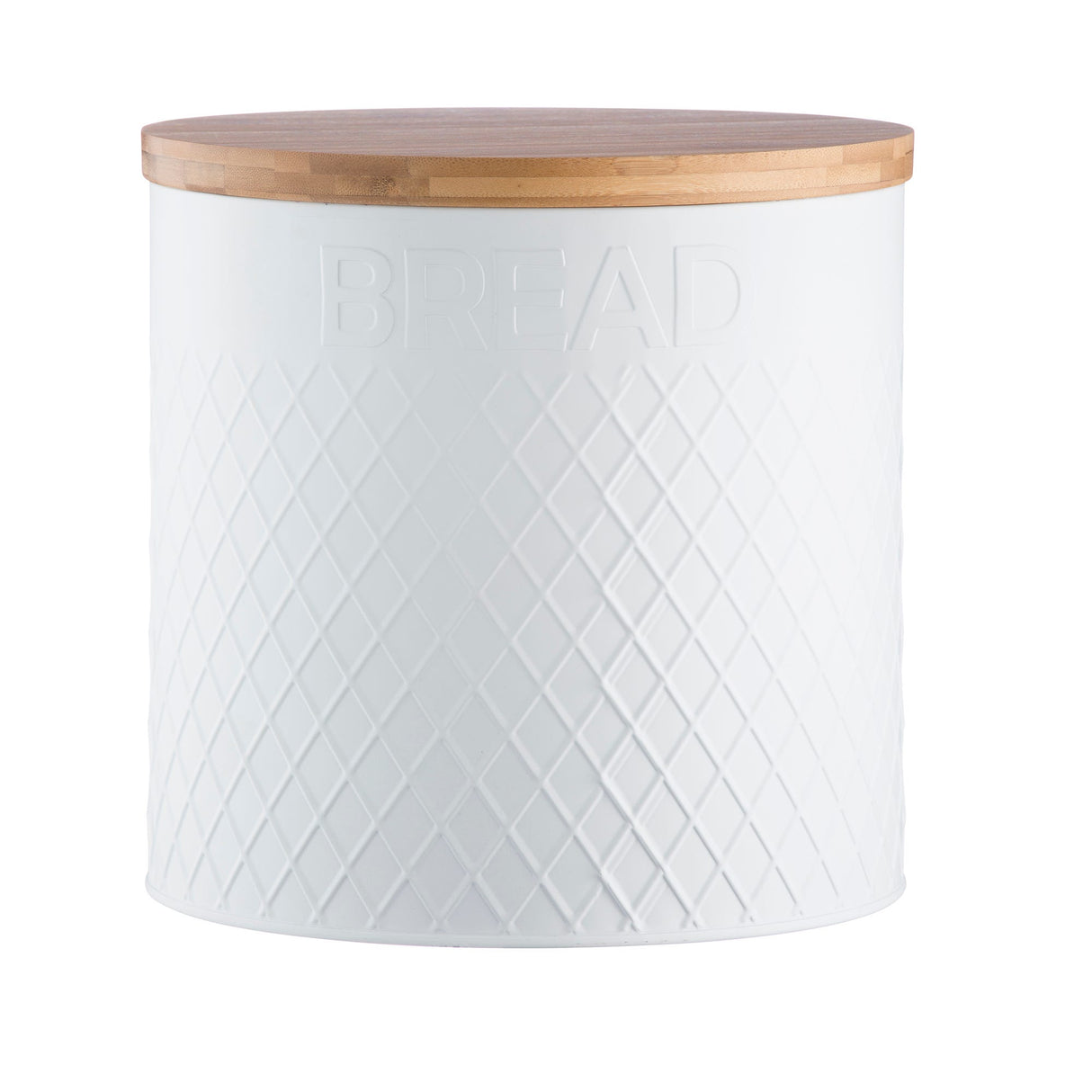 Typhoon Embossed White Bread Bin