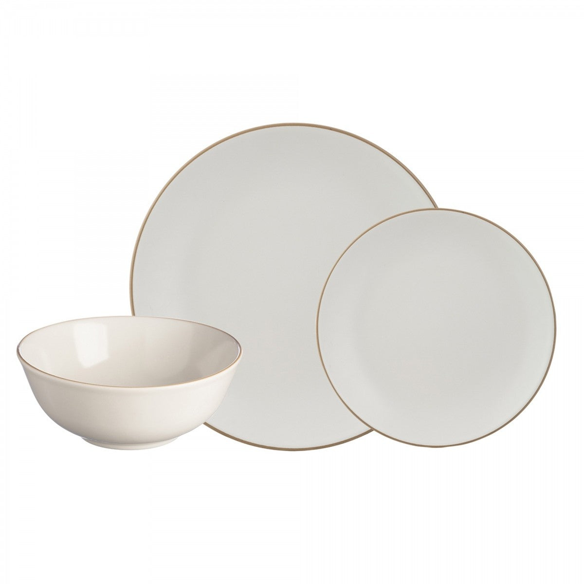 Mason Cash Classic Collection Dinner Set, Cream, Set of 12