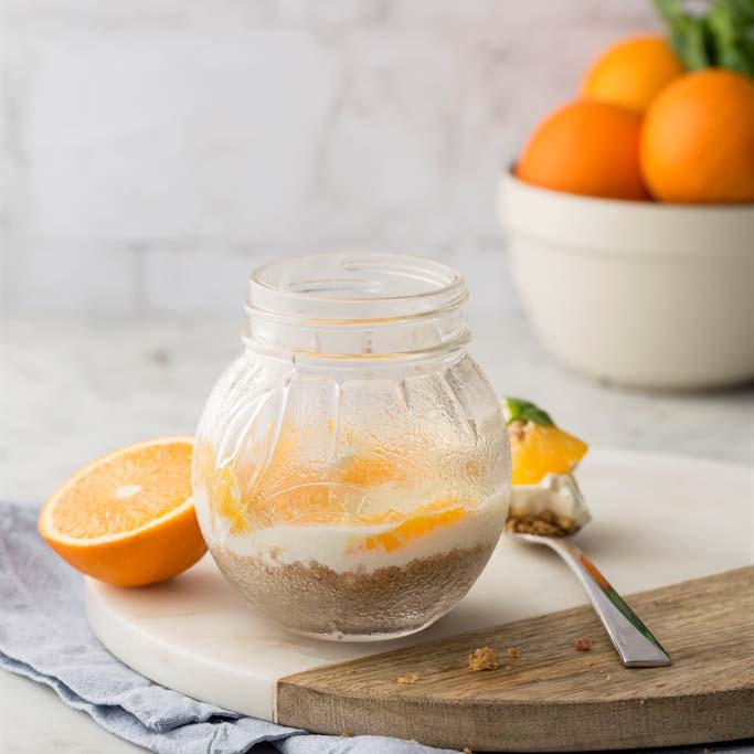 Image - Kilner Orange Fruit Preserve Jar, 0.4L, Transparent