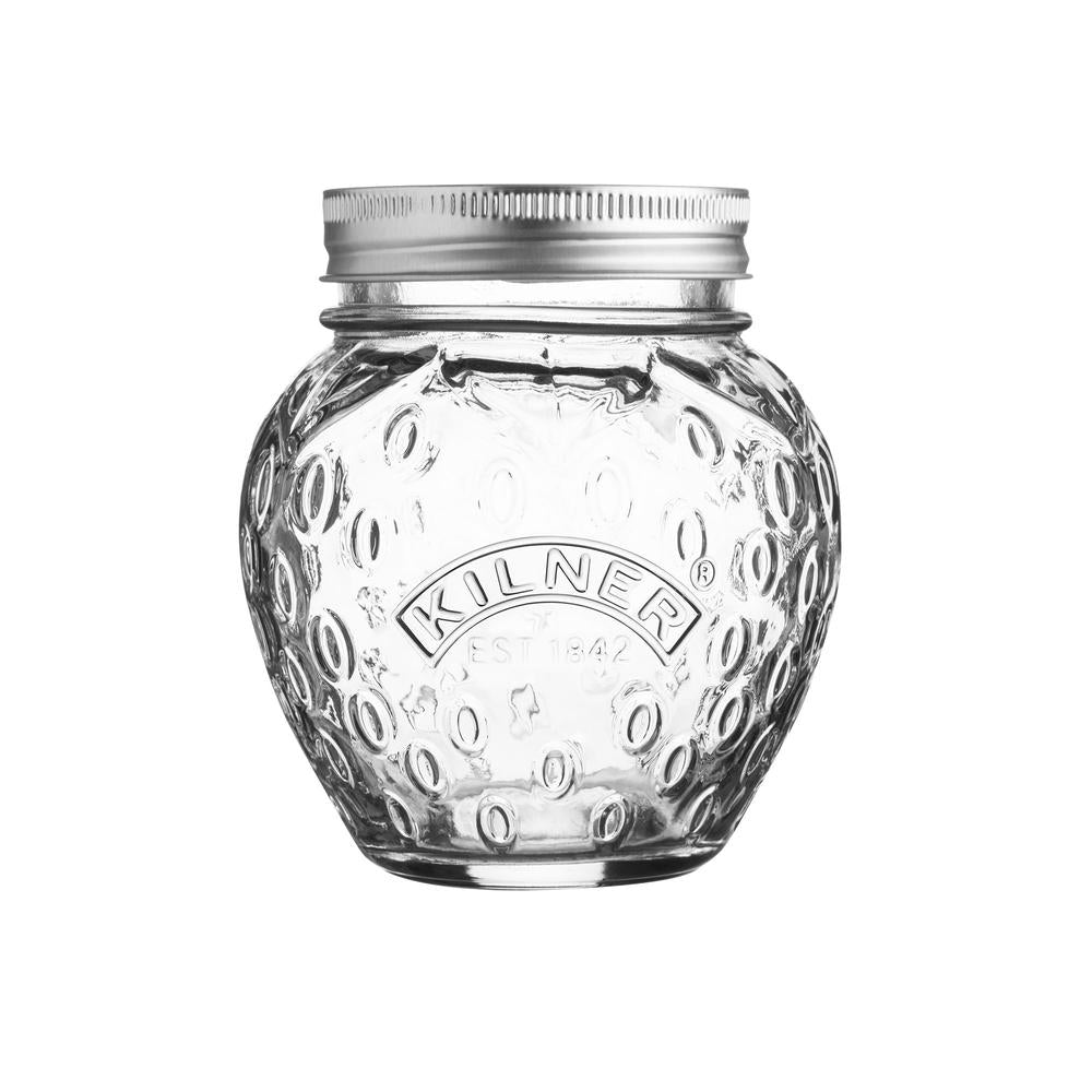Image - Kilner Strawberry Fruit Preserve Jar, 0.4 Litre, Transparent