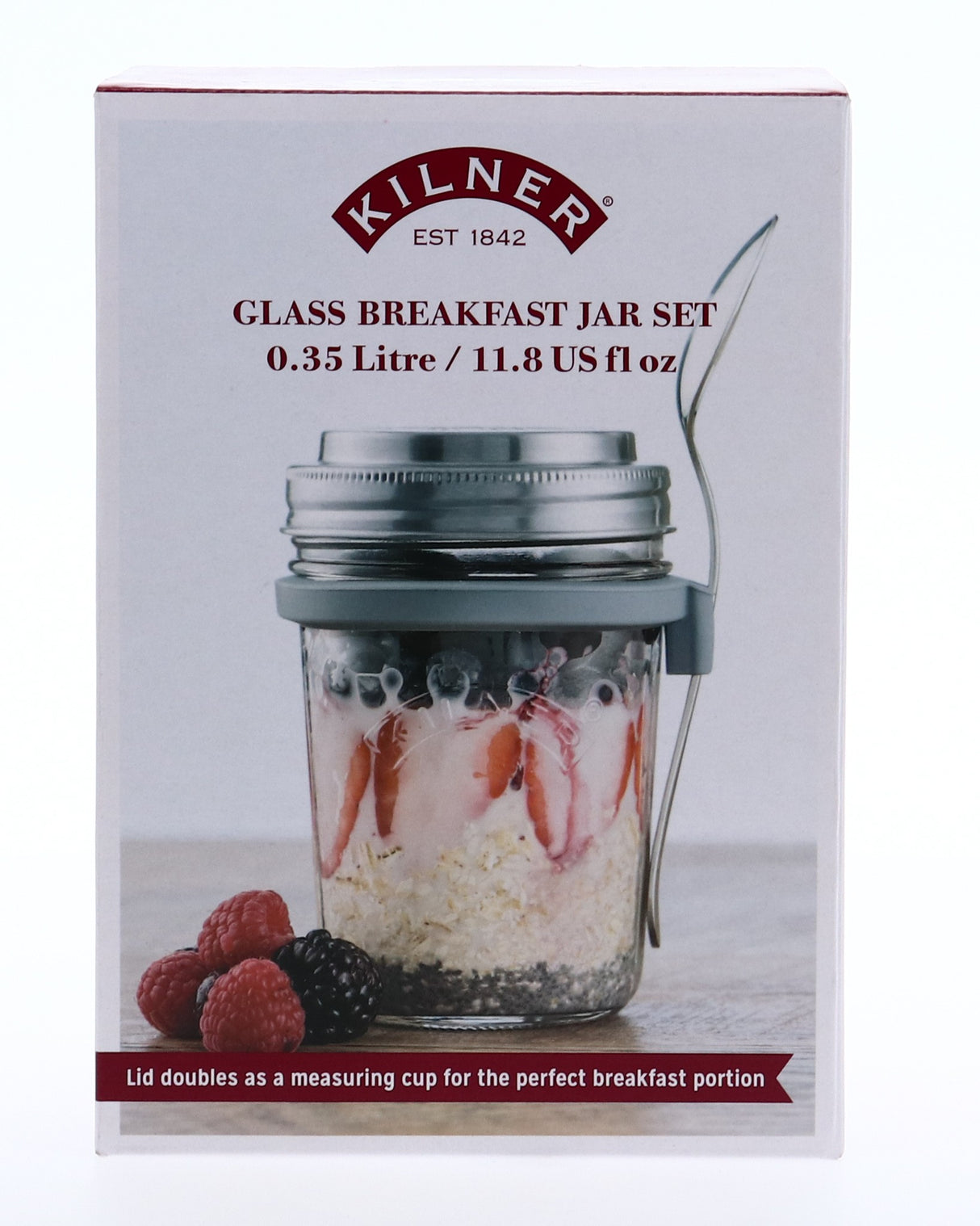 Kilner Breakfast Jar Set, 0.35L