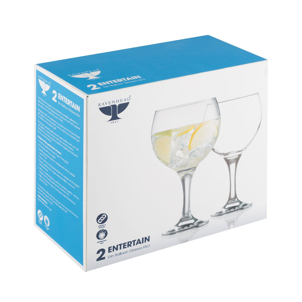 Image - Ravenhead Entertain Set Of 2 Gin Balloon Glasses 65cl