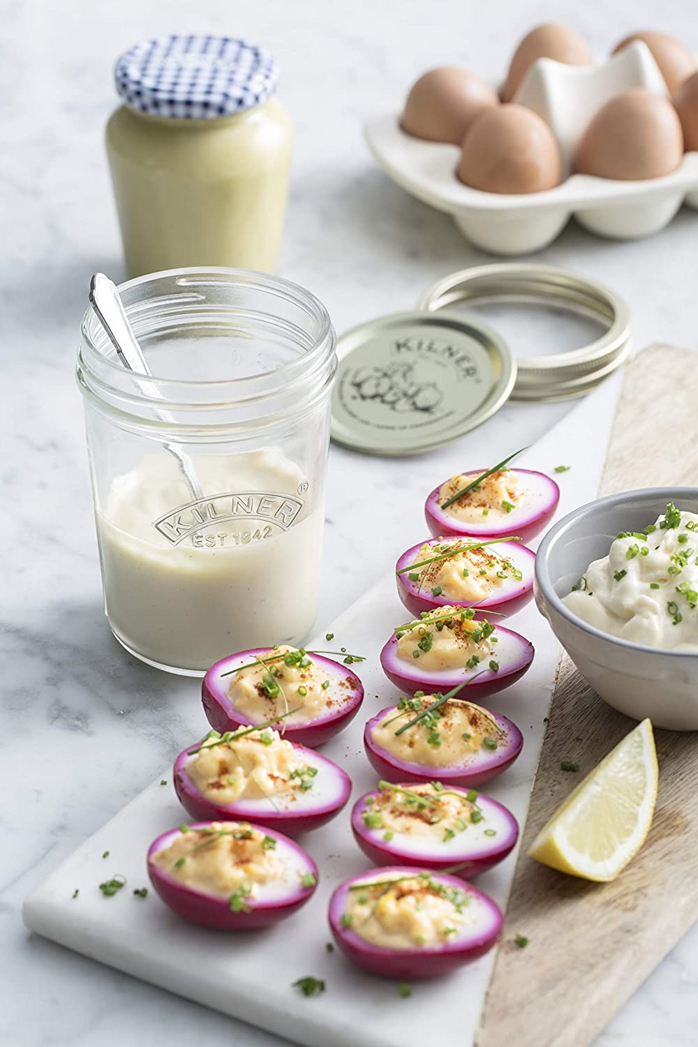 Image - Kilner Mayonnaise And Sauce Jar Set