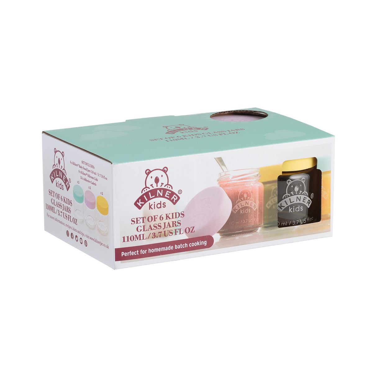 Image - Kilner Set Of 6 Kids Jars 110ml