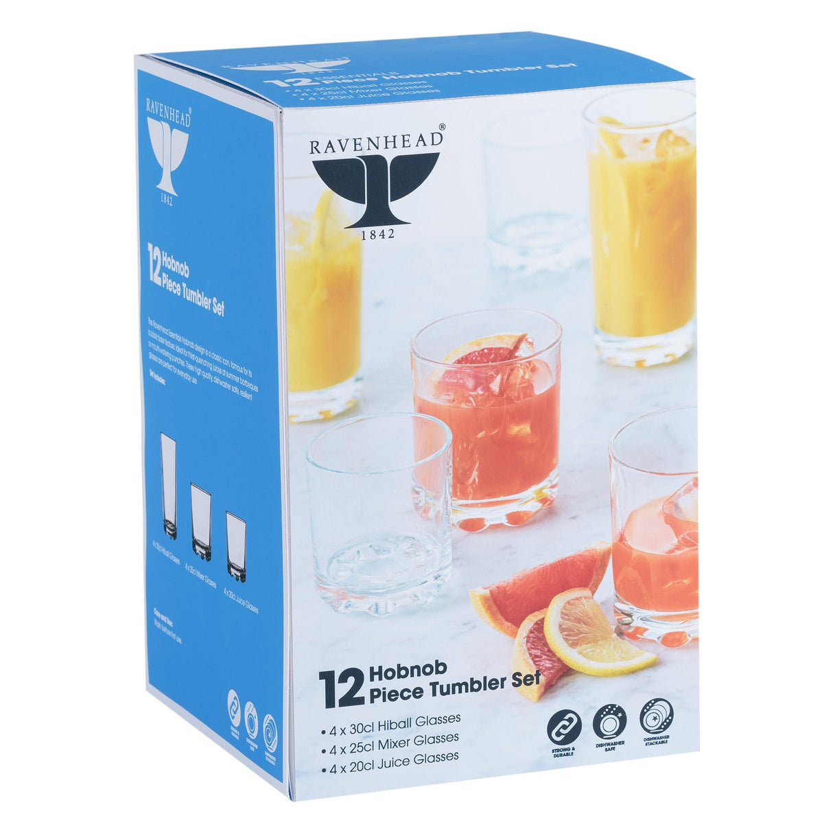 Image - Ravenhead Hobnobs 12pc Tumbler Set