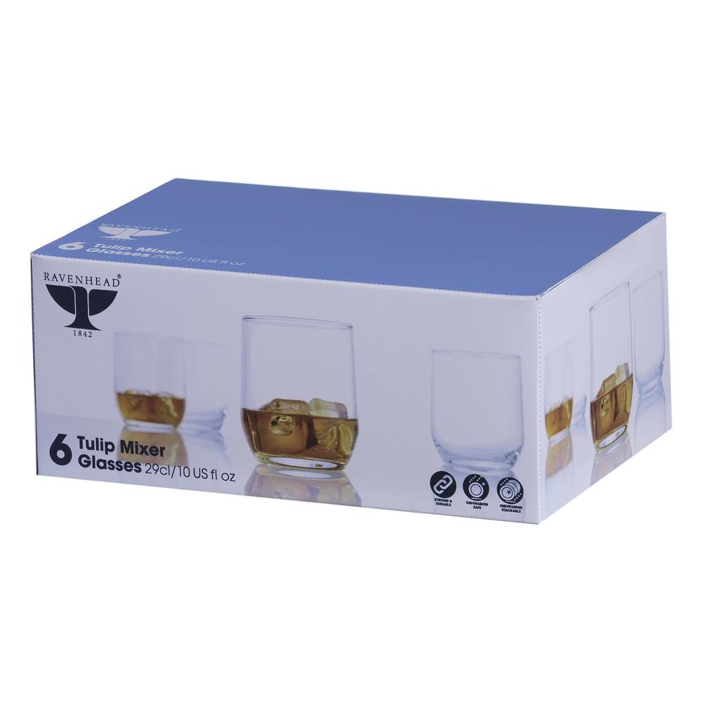 Image - Ravenhead Tulip Set of 6 MixerGlasses, 29cl
