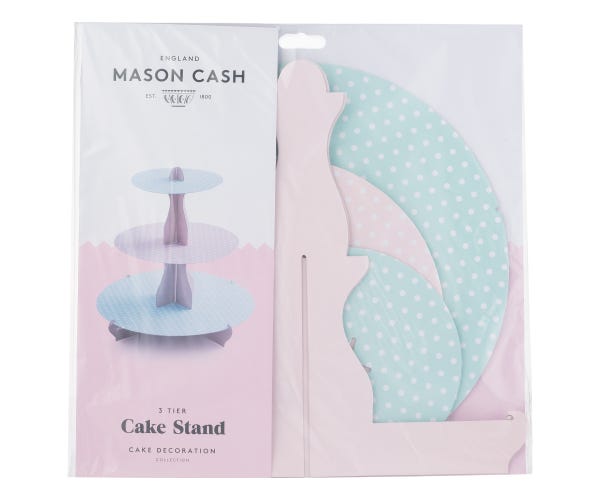 Image - Mason Cash 3 Tier Cupcake Stand Polka Dot Pastel