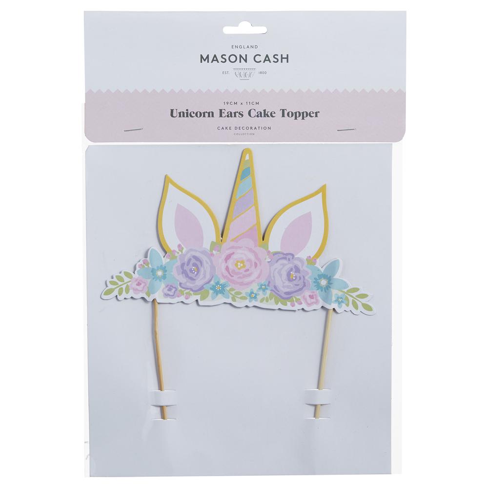 The Mason Cash Unicorn Ears Cake Topper