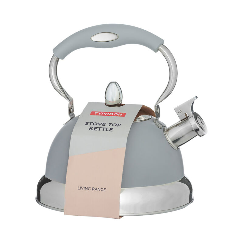 Image - Typhoon Living Grey Stove Top Kettle 2.5l