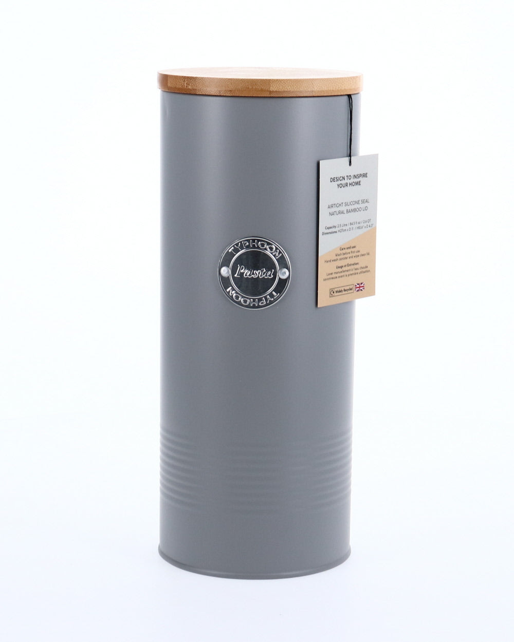 Typhoon Living Pasta Jar, Grey