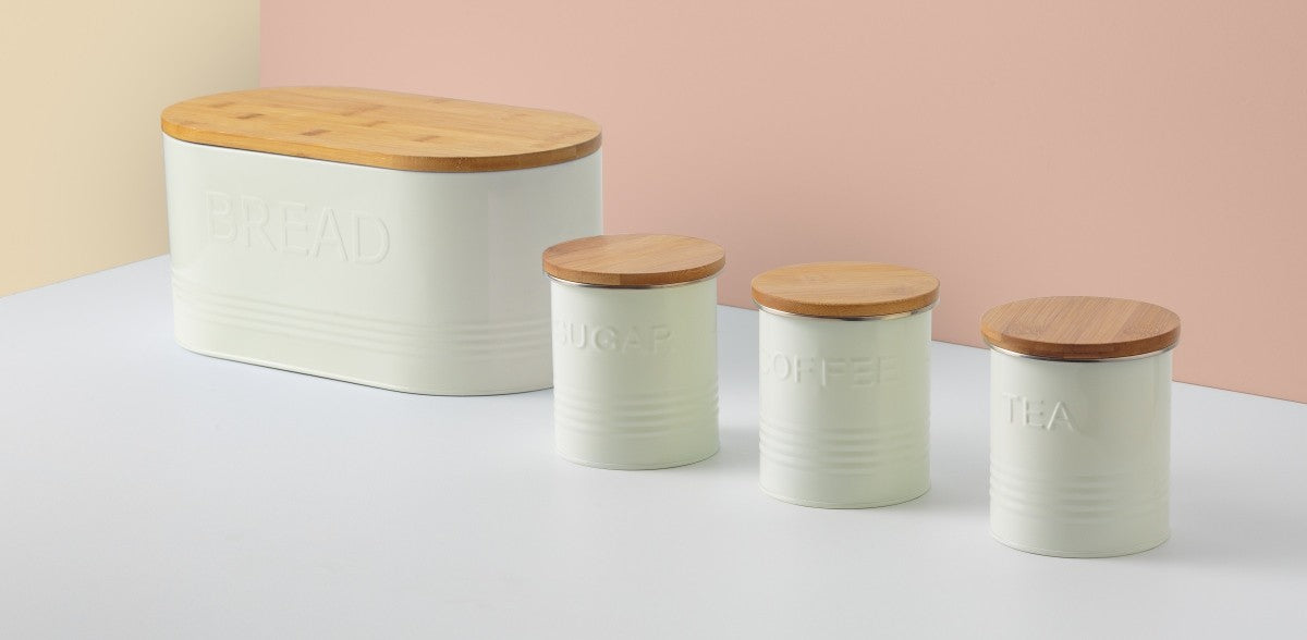 Typhoon Essentials Cream Storage, Set of 4