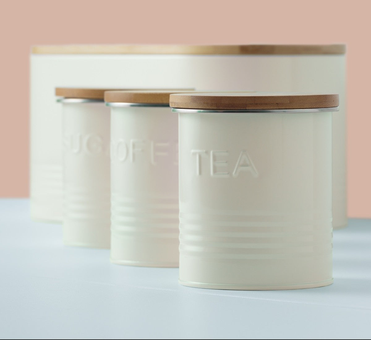 Typhoon Essentials Cream Storage, Set of 4