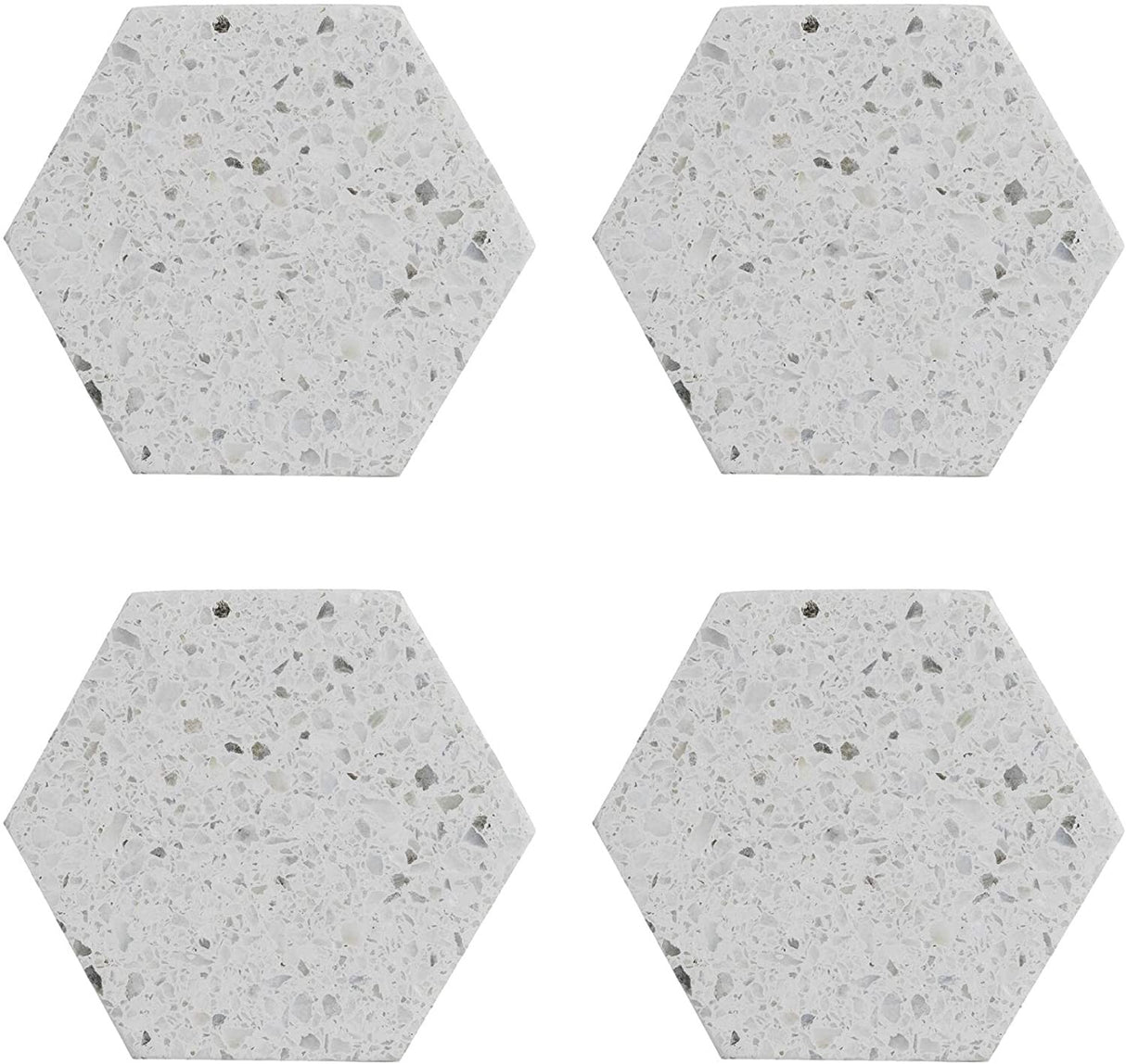 Image - Typhoon Elements Set Of 4 Terrazzo Hexagonal Coaster