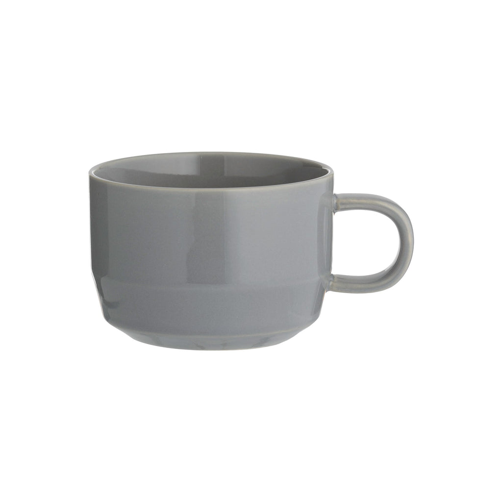 Typhoon Cafe Concept Flat White Mug, 300ml, Dark Grey 
