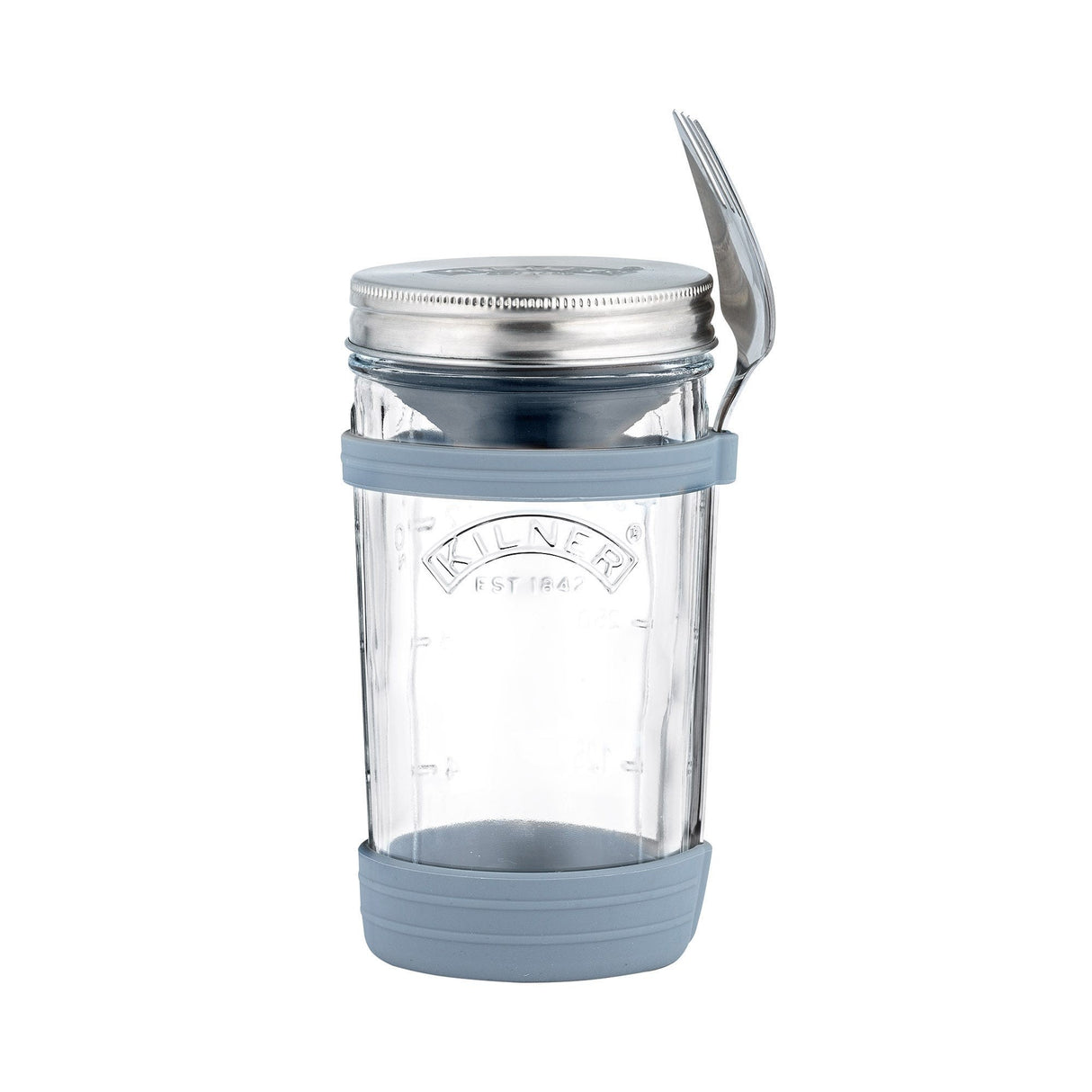 Image - Kilner All In 1 Food To Go Jar Set, Grey