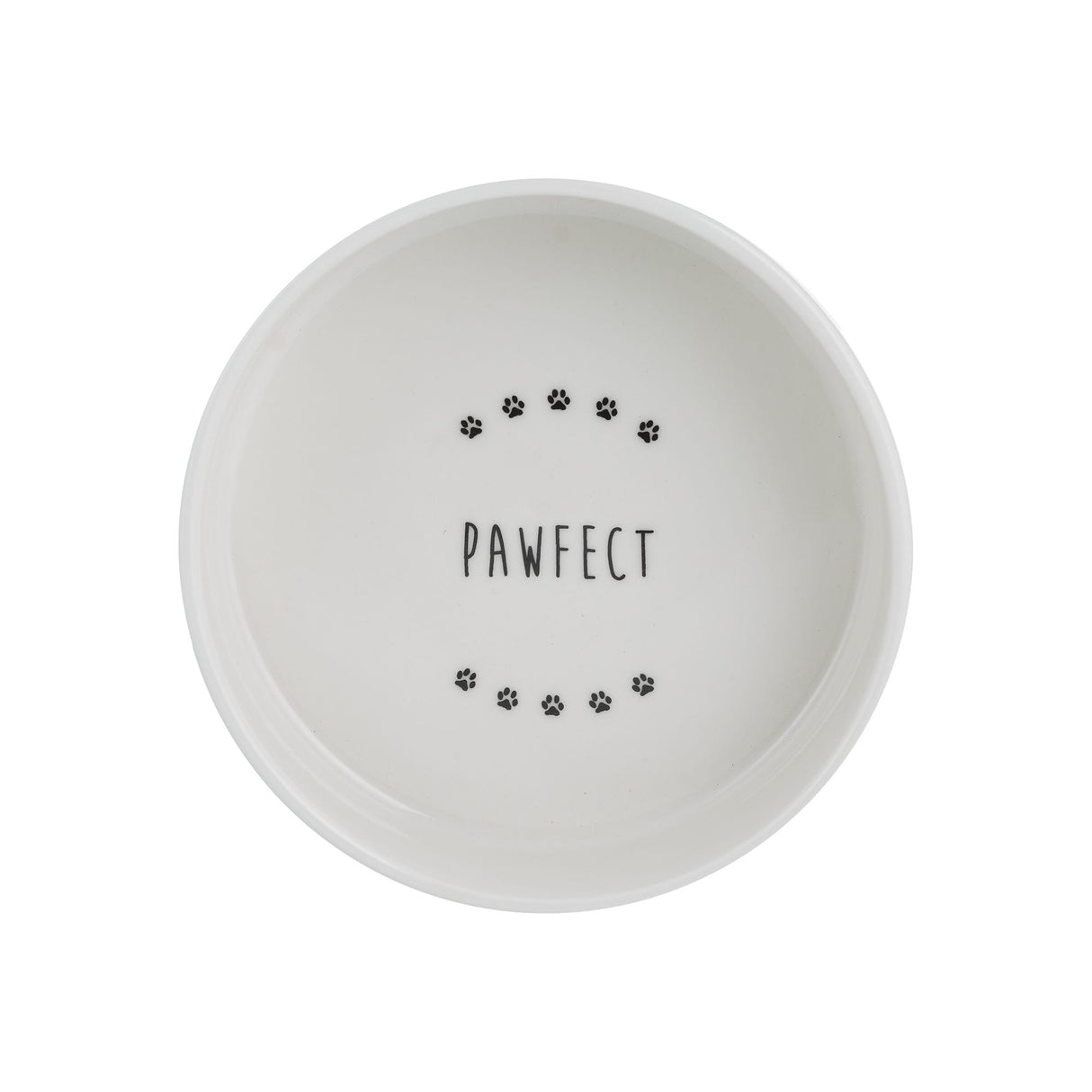 Image - Mason Cash Pawfect Dog Bowl 15x5cm, White
