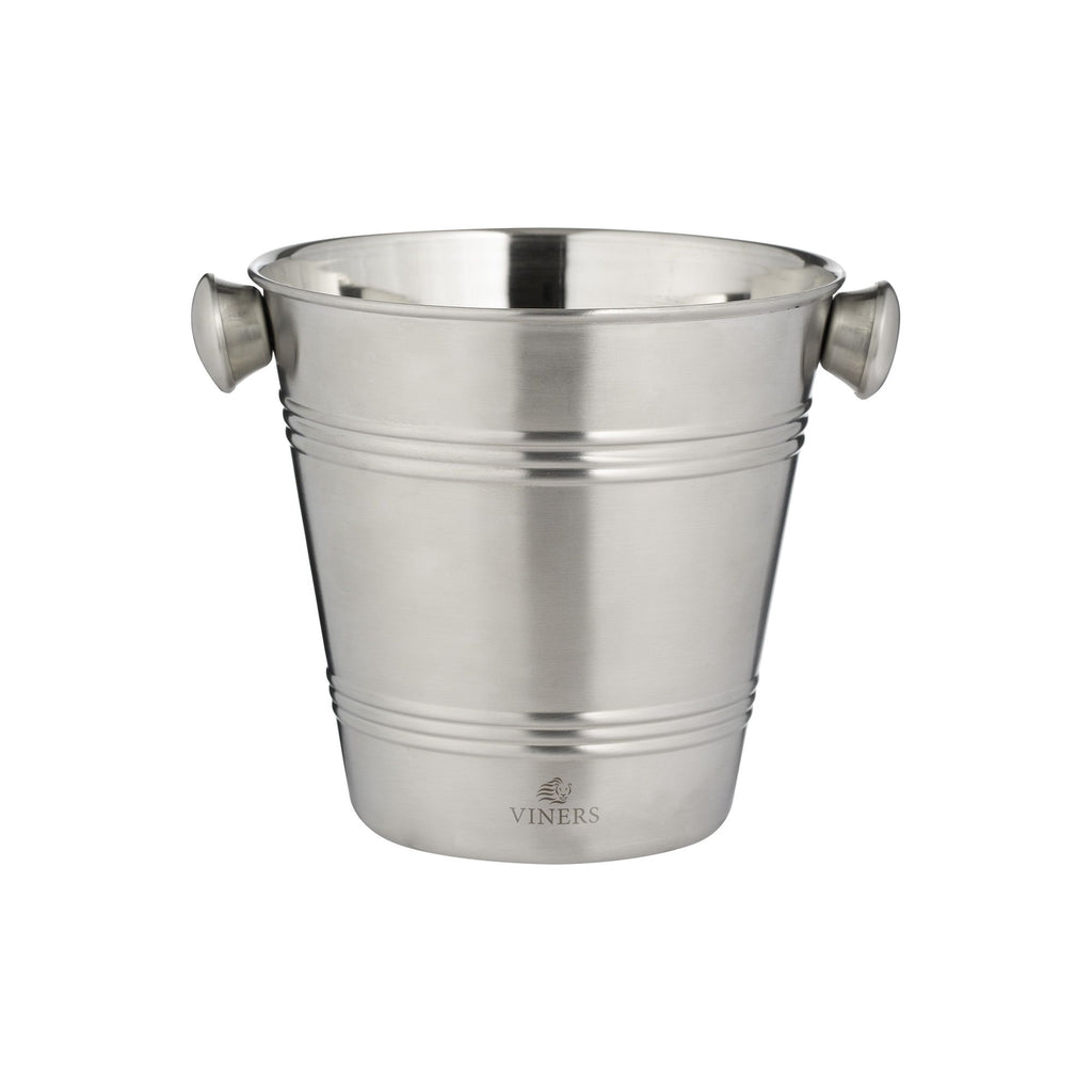 Image - Viners Barware 1l Silver Single Wall Ice Bucket