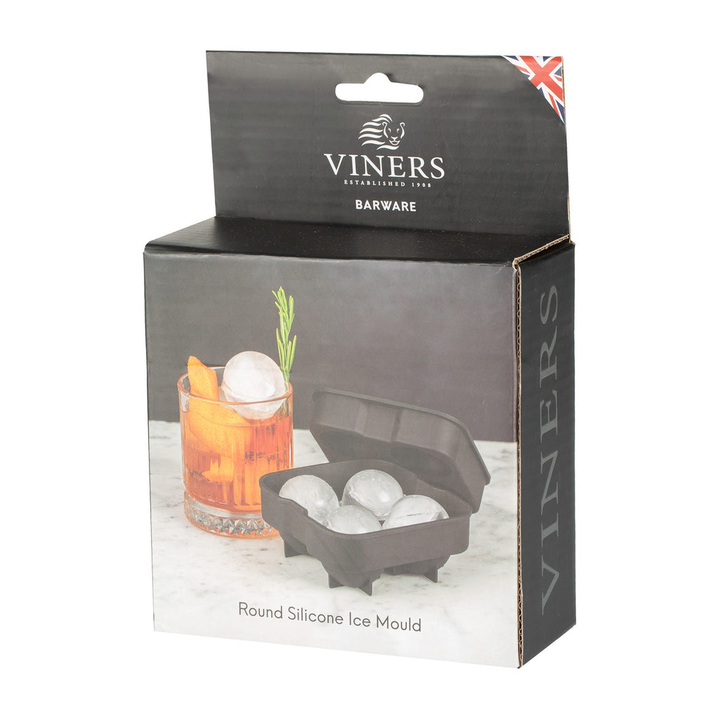 Image - Viners Barware Round Silicone Ice Mould Giftbox