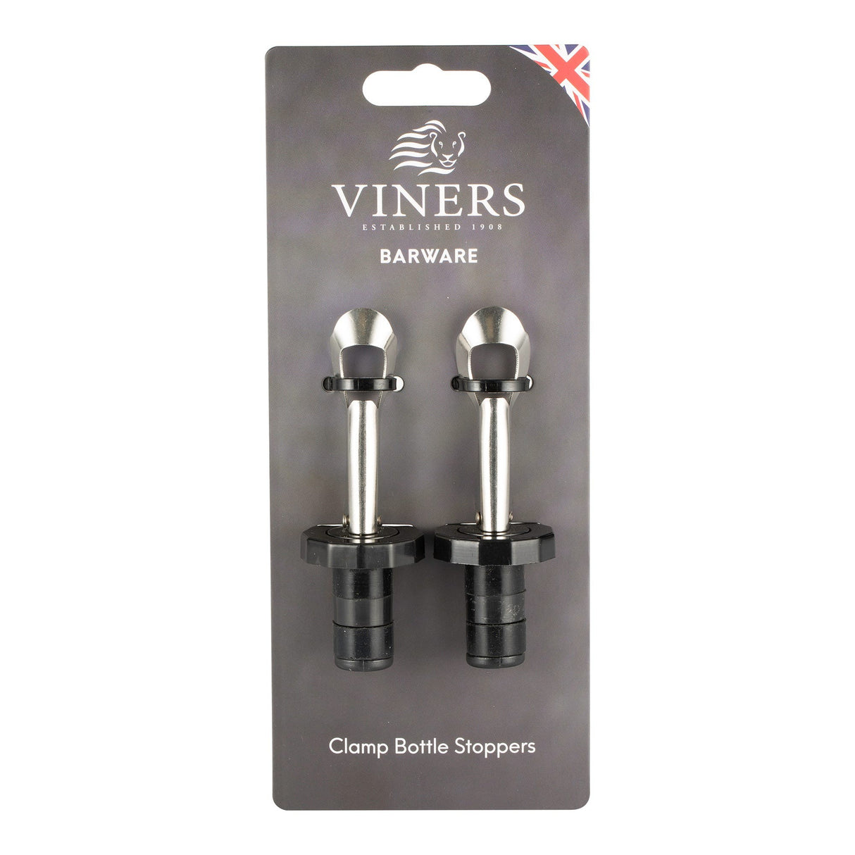 Image - Viners Barware 2pce Clamp Botttle Stopper Gift Set